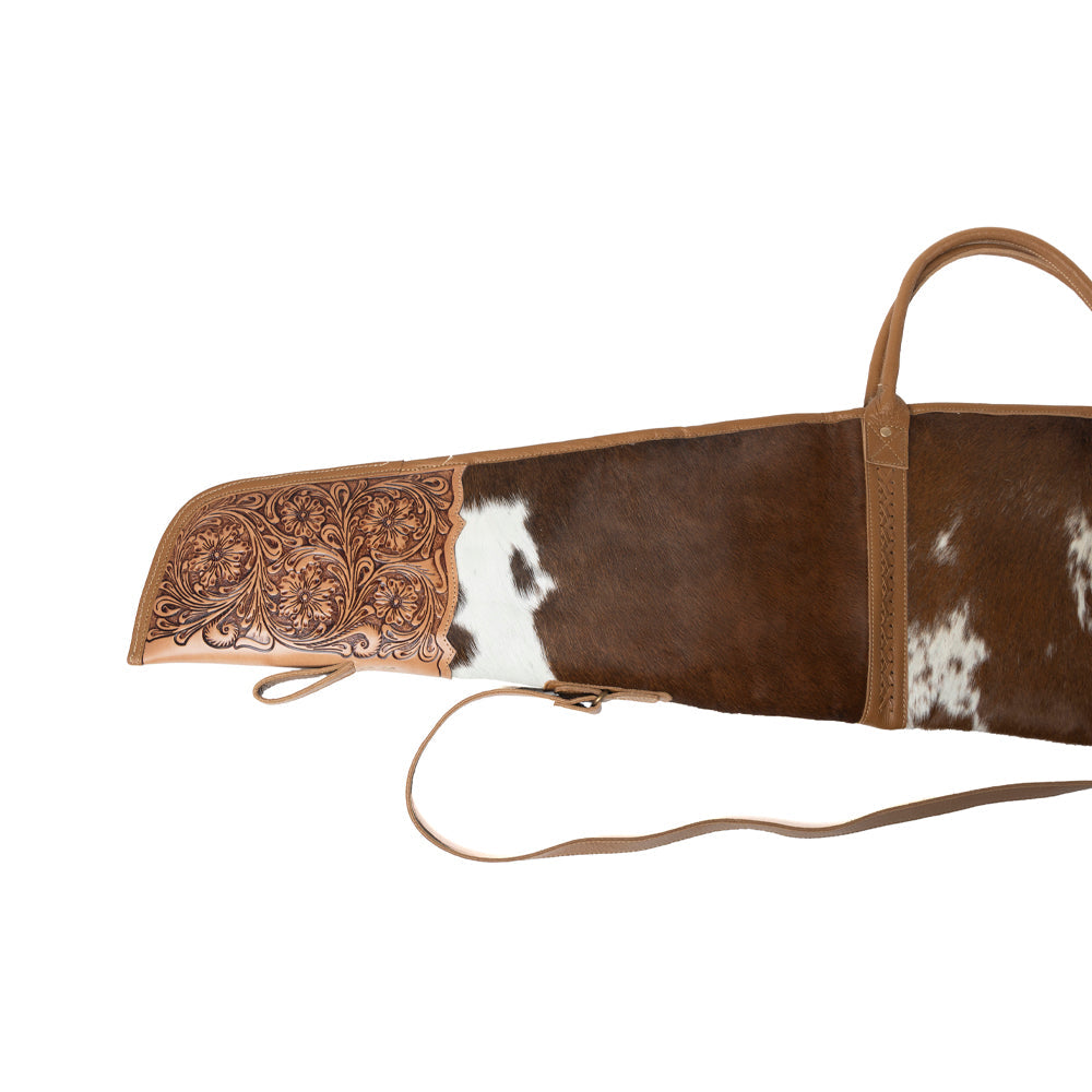 Étui à pistolet en cuir Hairon Myra Redstone Divide, fait main, marron moka