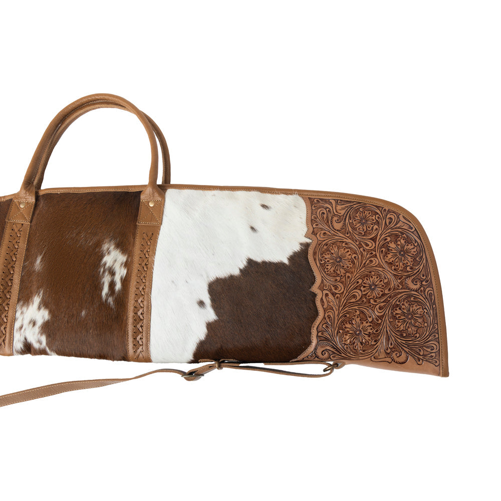 Étui à pistolet en cuir Hairon Myra Redstone Divide, fait main, marron moka