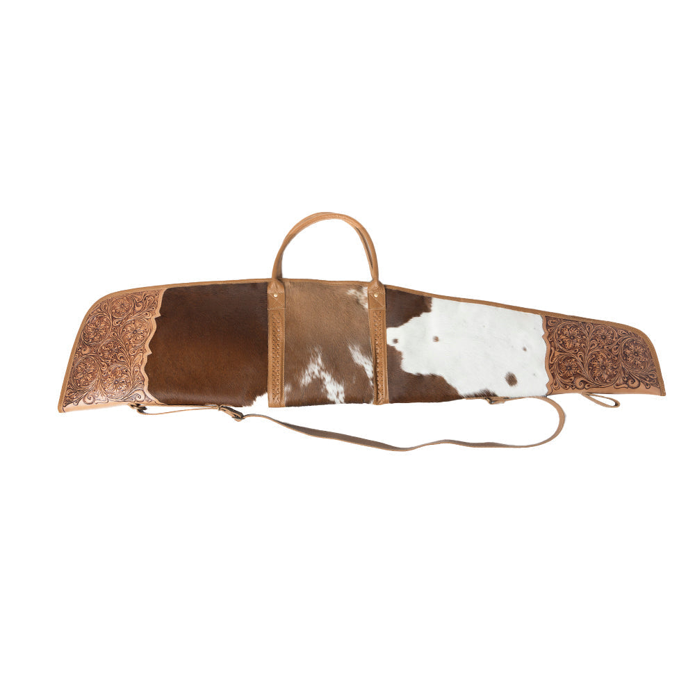 Étui à pistolet en cuir Hairon Myra Redstone Divide, fait main, marron moka