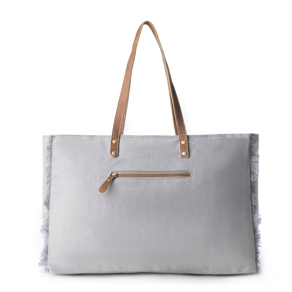 Sac de Voyage Myra Wild Compass Weekender pour femme en coloris sauge avec imprimé vintage