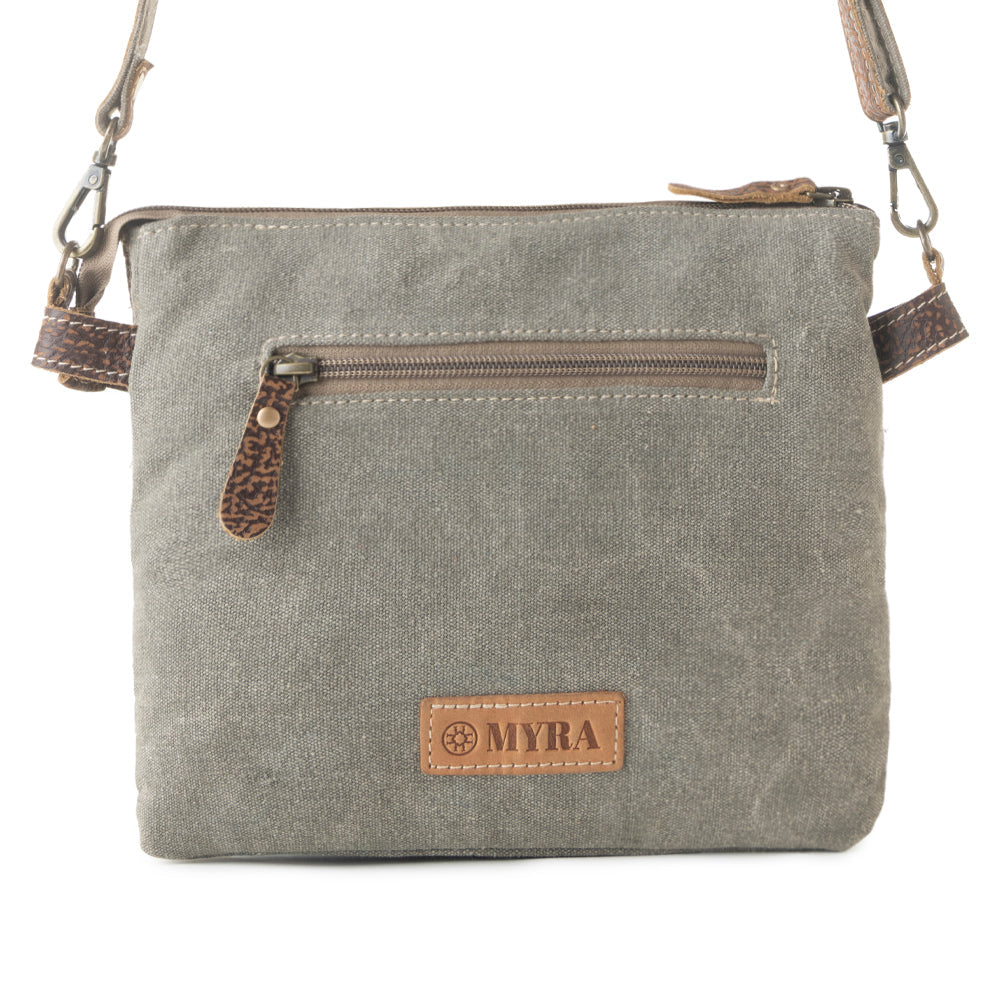 Sac bandoulière vintage Myra Inkwild pour femme, bleu avec franges