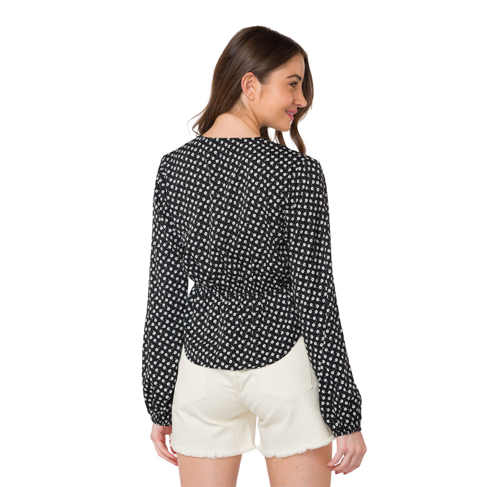 Haut noir chic