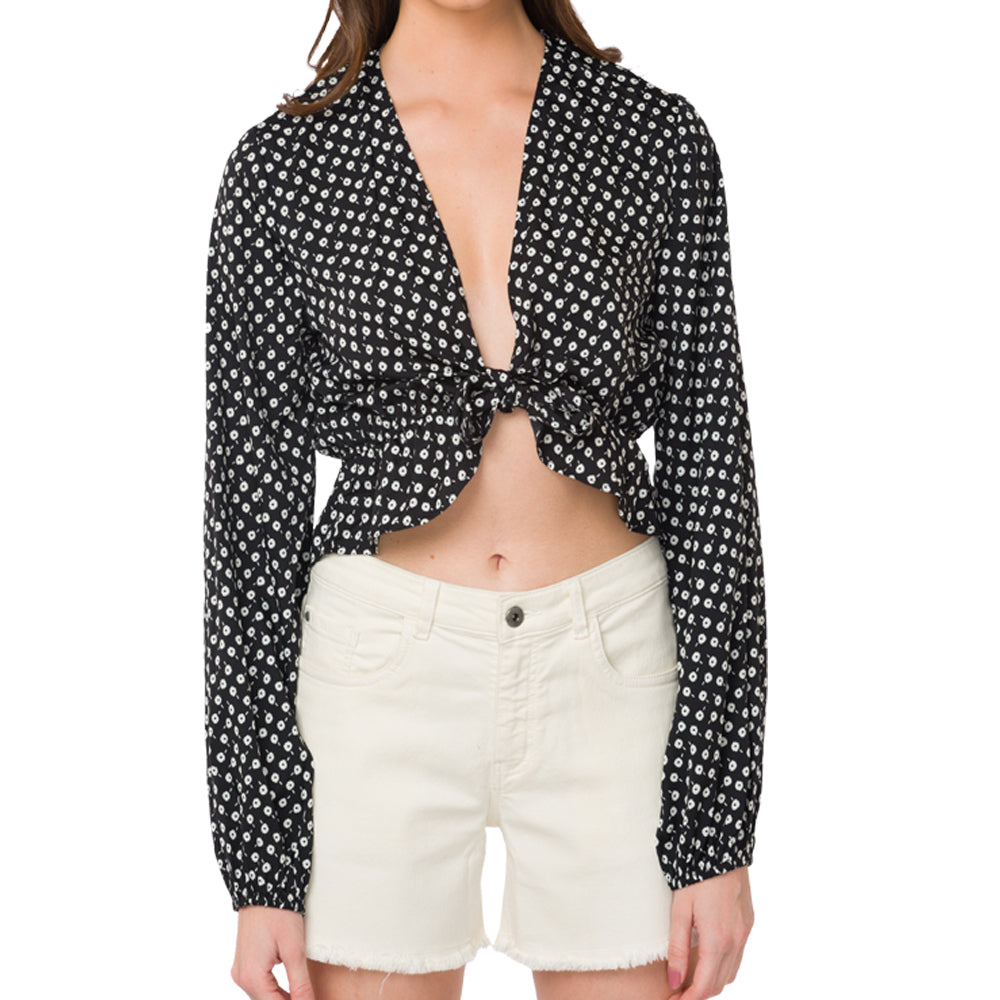 Haut noir chic