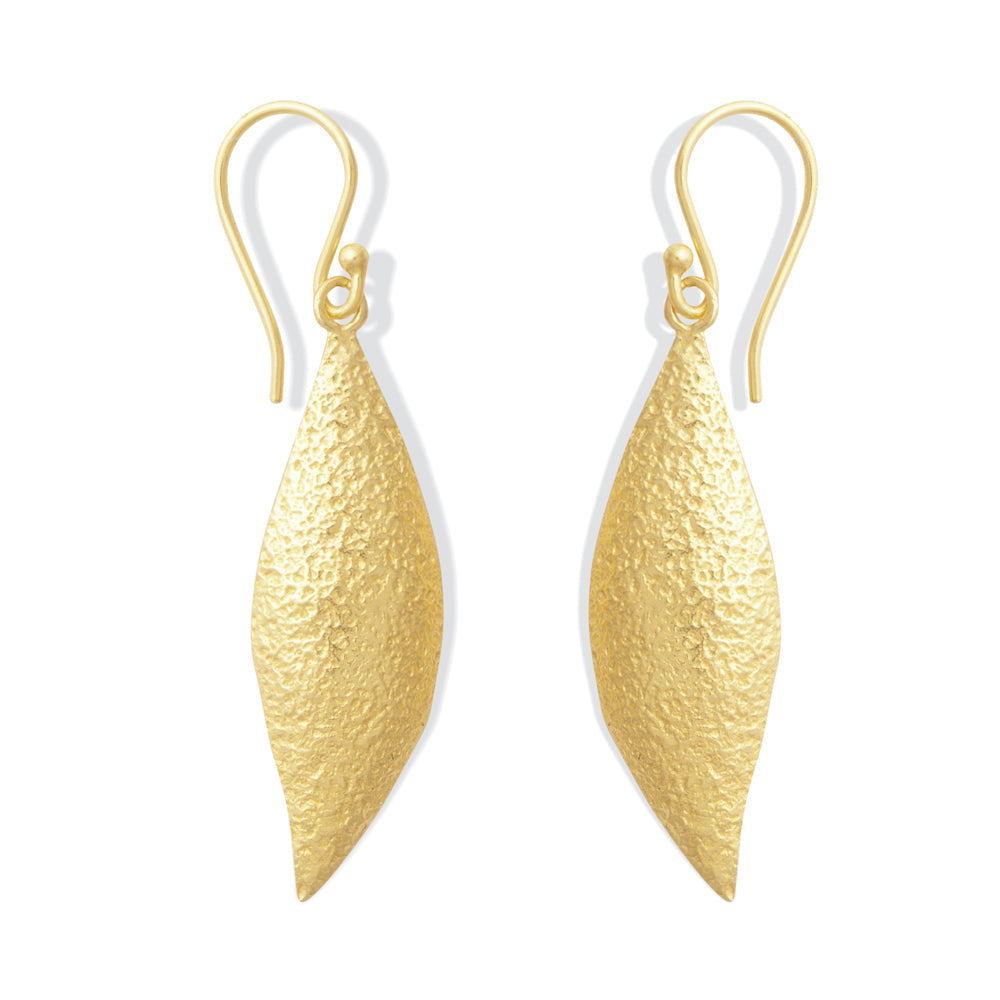 Boucles d'oreilles pendantes romaines en or