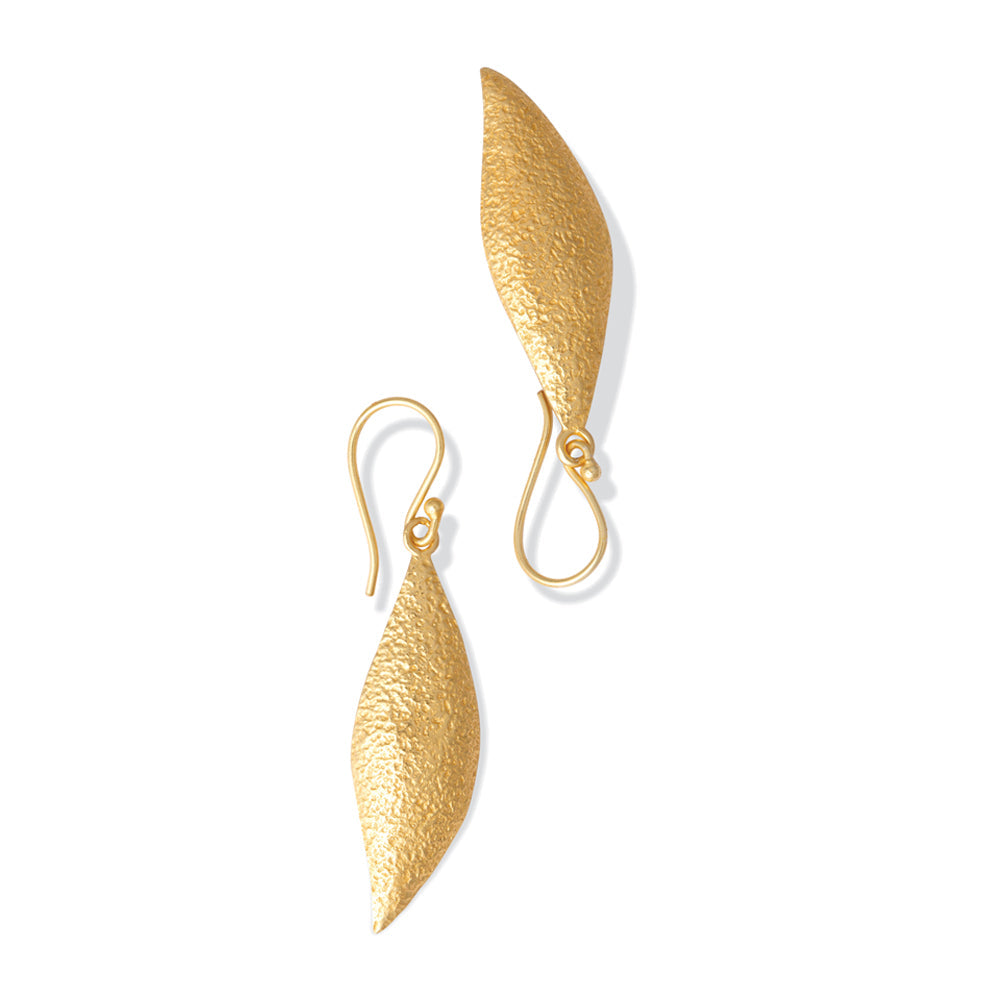 Boucles d'oreilles pendantes romaines en or
