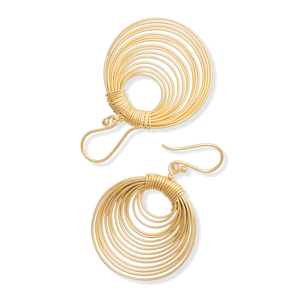Boucles d'oreilles créoles «Esprit égyptien»