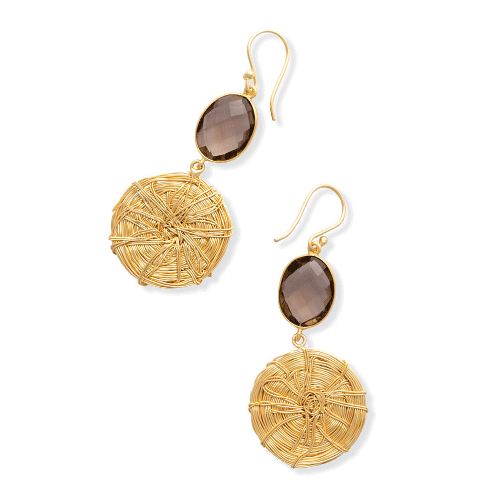 Boucles d'oreilles pendantes Stone Gaze