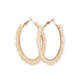 Boucles d'oreilles créoles perle Gala