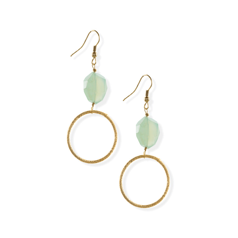 Boucles d'oreilles créoles féeriques