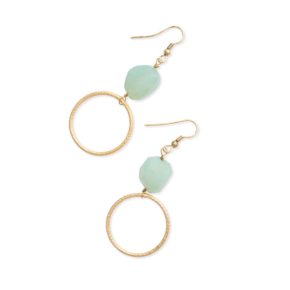 Boucles d'oreilles créoles féeriques