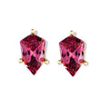 Boucles d'oreilles clous Mauve Précieux