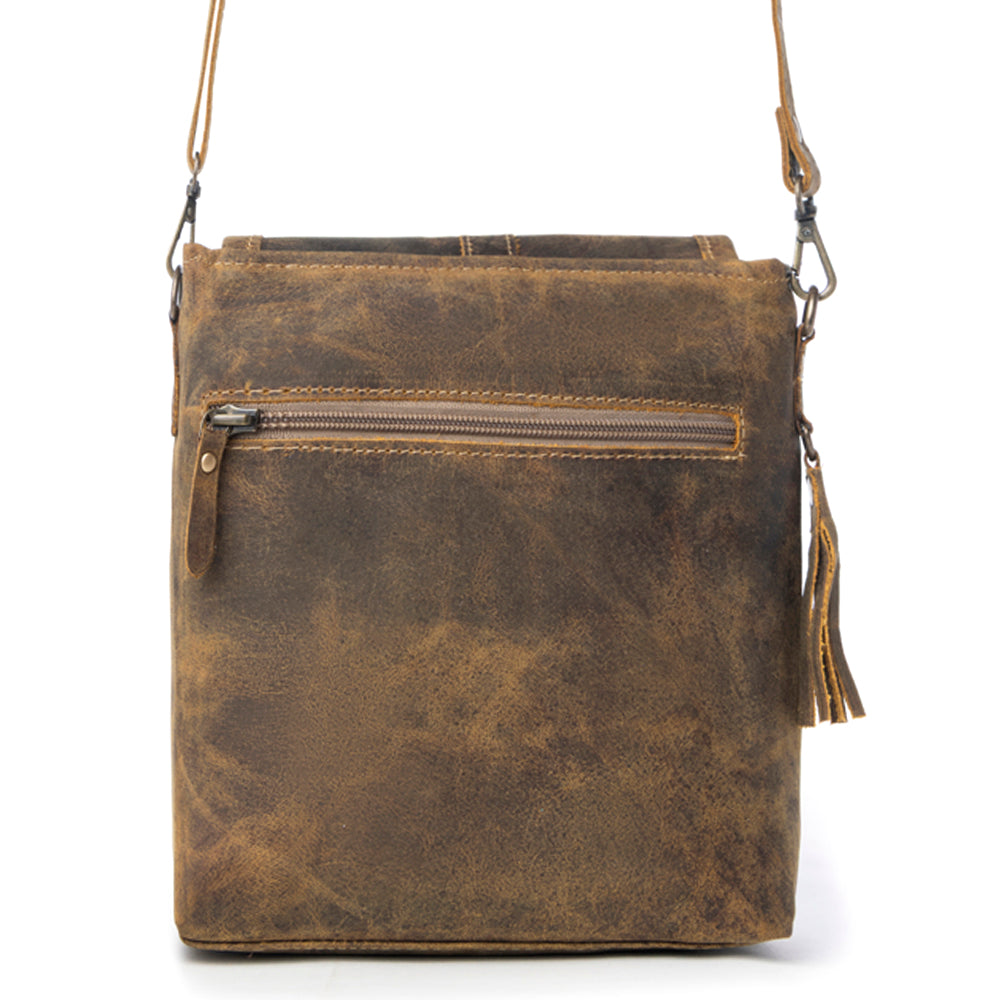 Sac en cuir marron