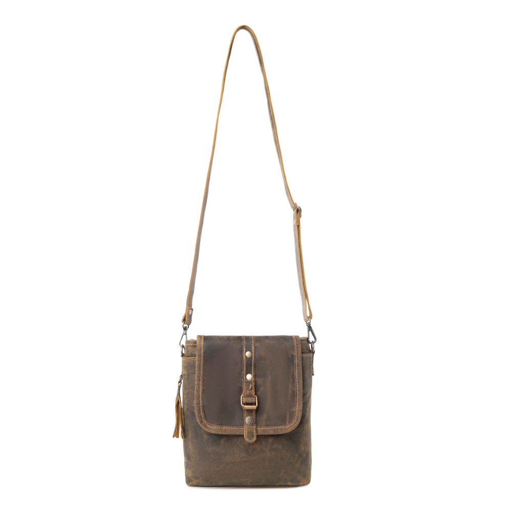 Sac en cuir marron