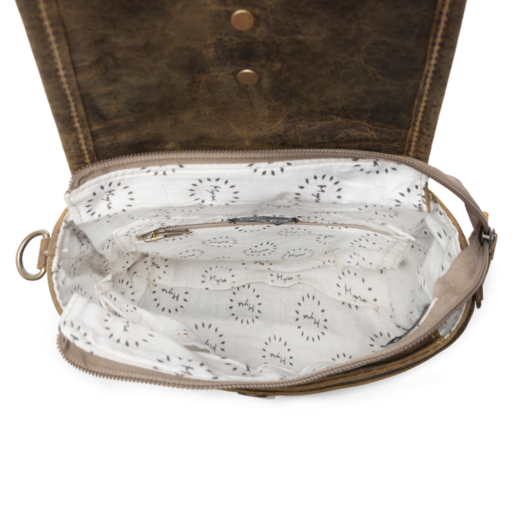 Sac en cuir marron