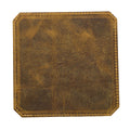 Dessous de verre ondulé marron - Lot de 4