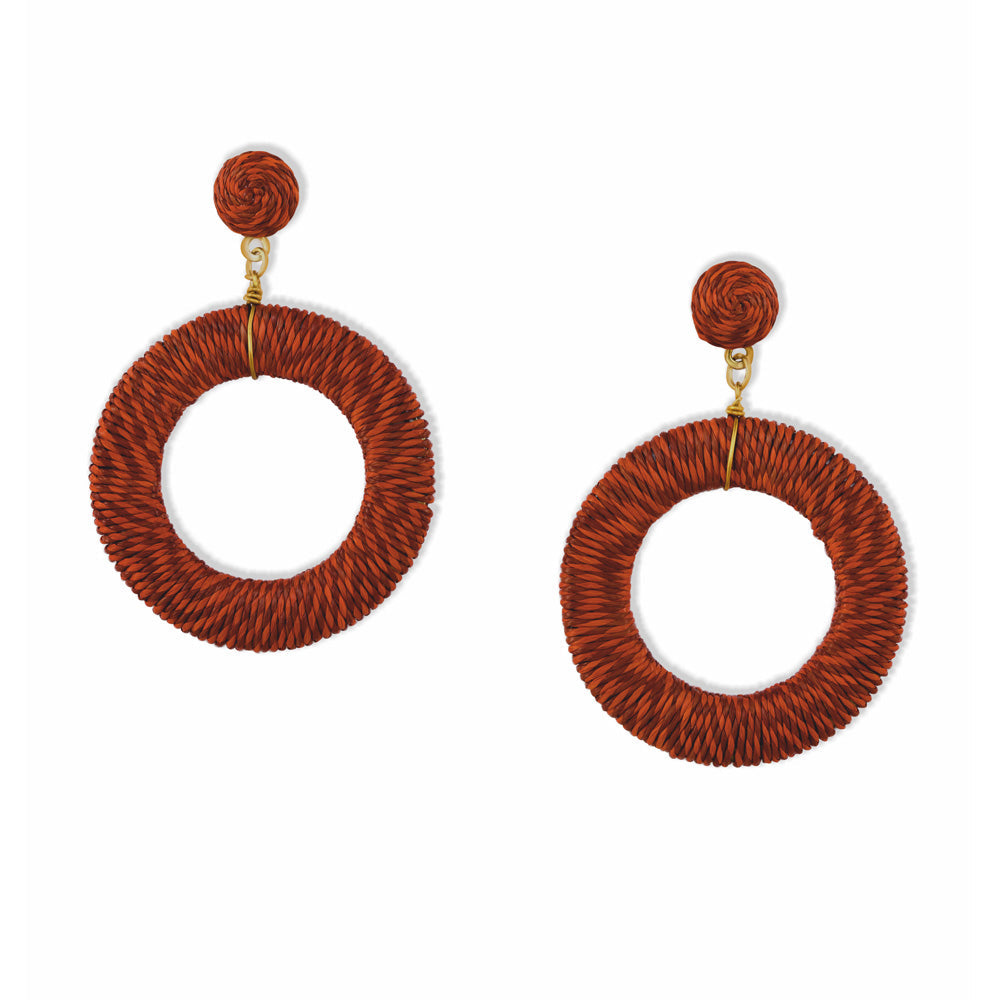 Boucle d'oreille exotique