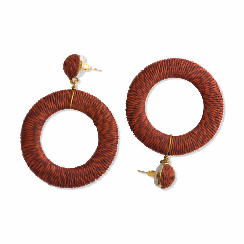 Boucle d'oreille exotique