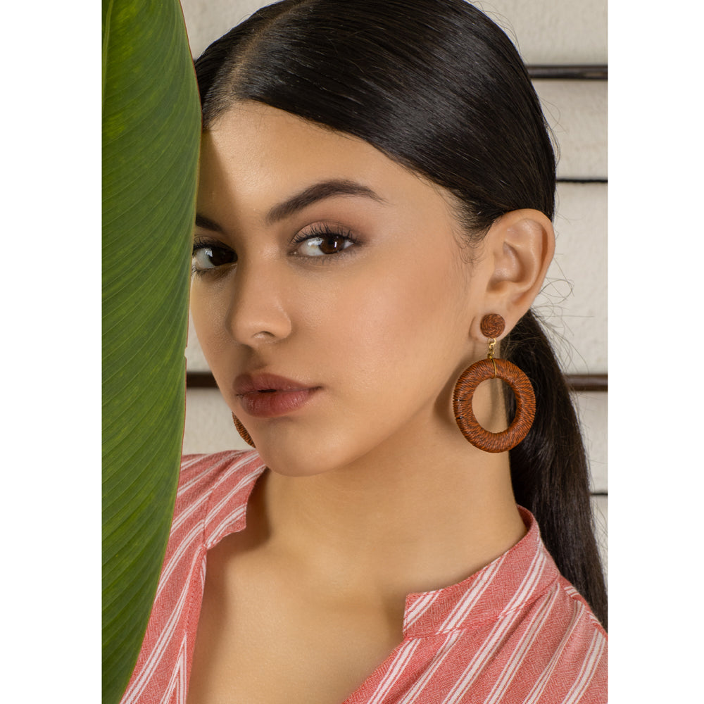 Boucle d'oreille exotique