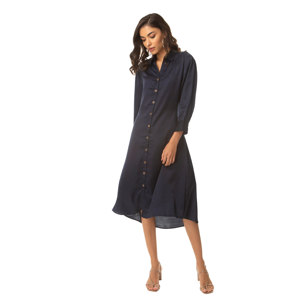 Robe-ceinture Navy Delight