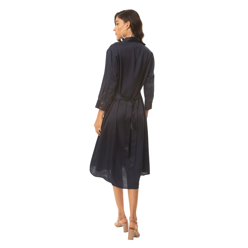 Robe-ceinture Navy Delight