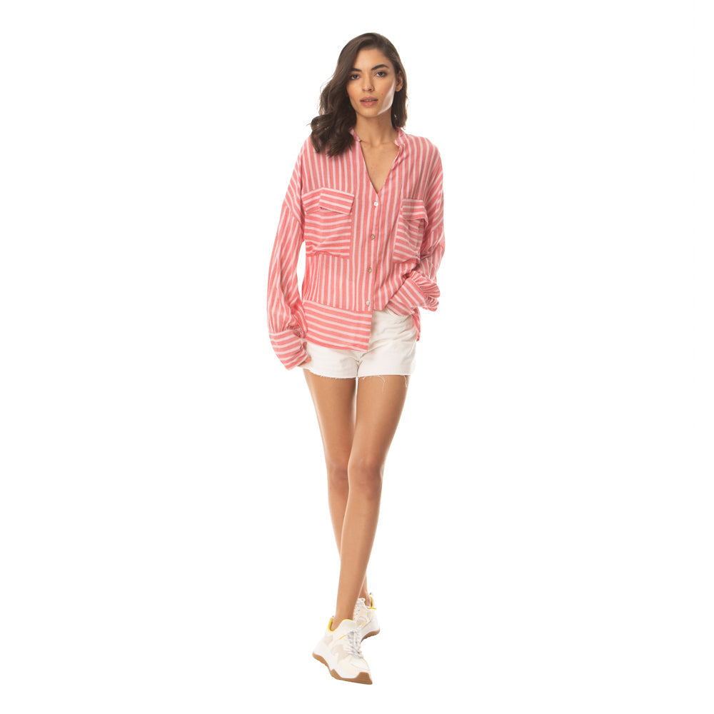 Chemise rayée ample