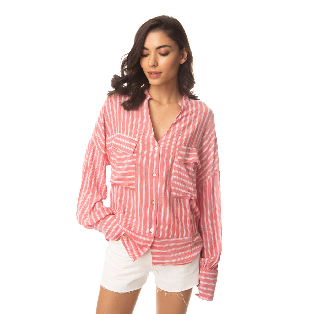 Chemise rayée ample
