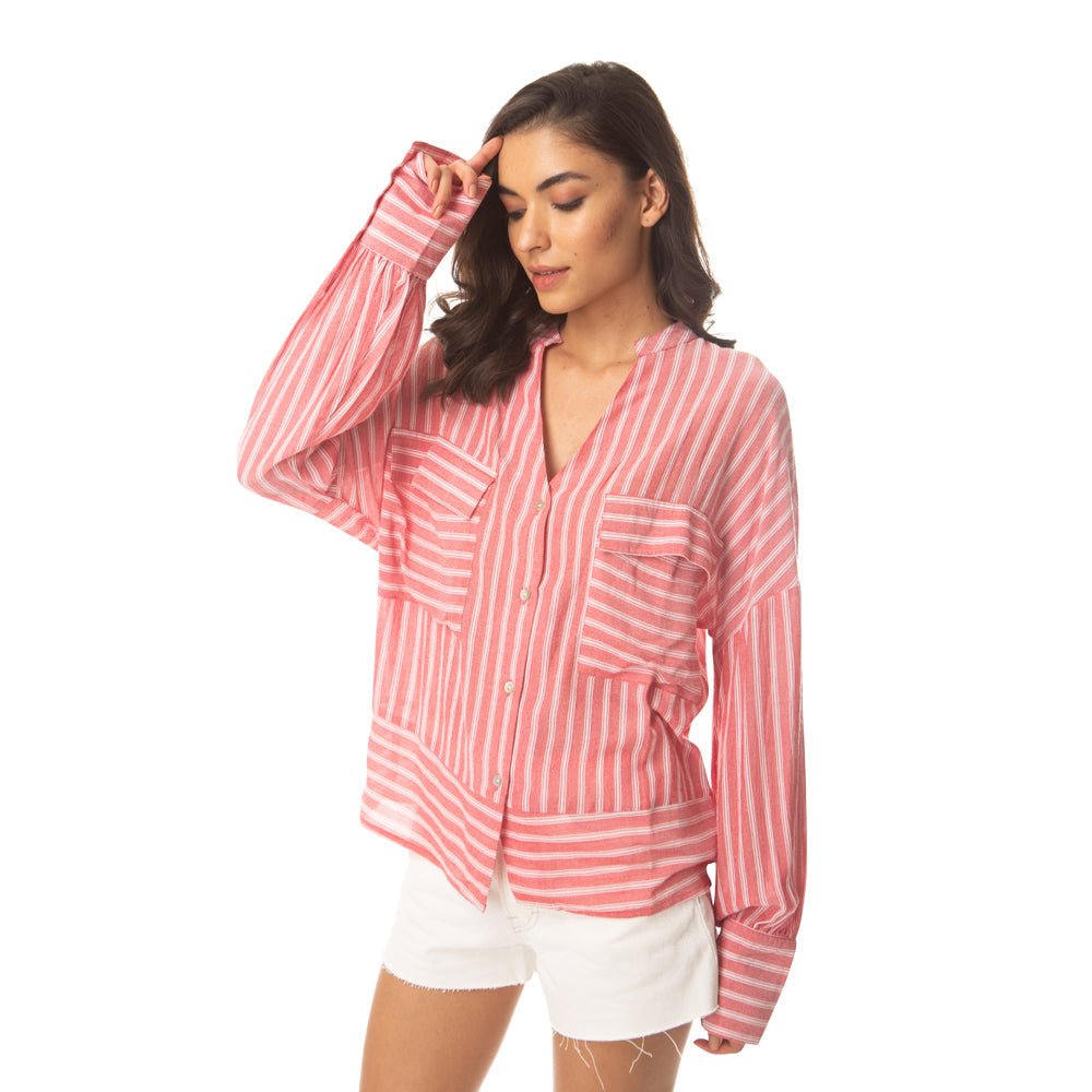 Chemise rayée ample
