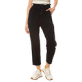 Pantalon noir en velours côtelé