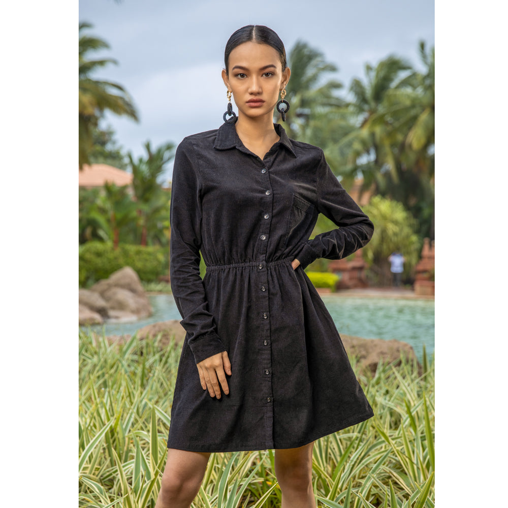 Robe boutonnée Black Gale