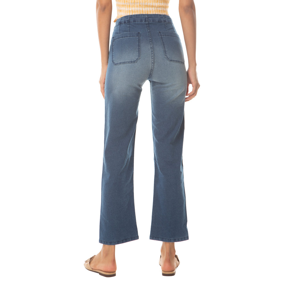 Jean Sprico taille haute boutonné