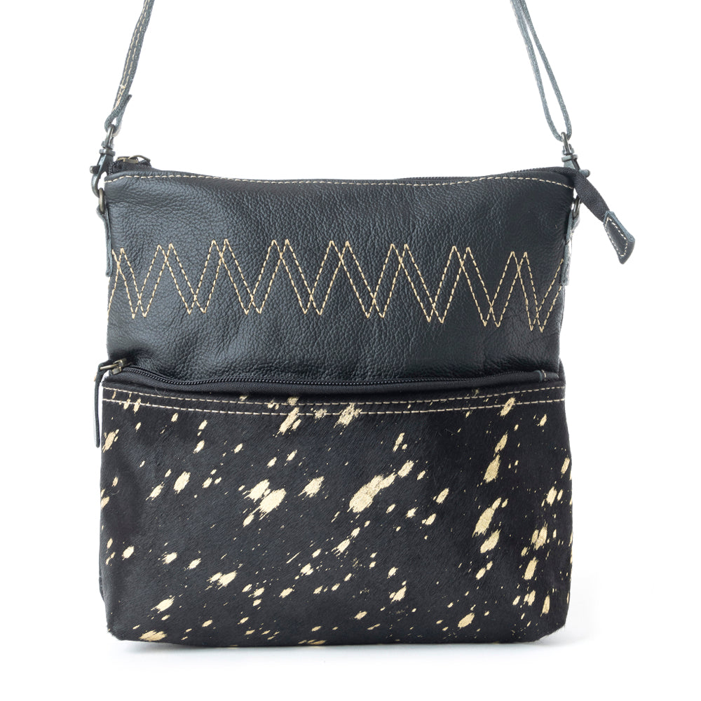 SAC EN CUIR ET PEAU DE VACHE