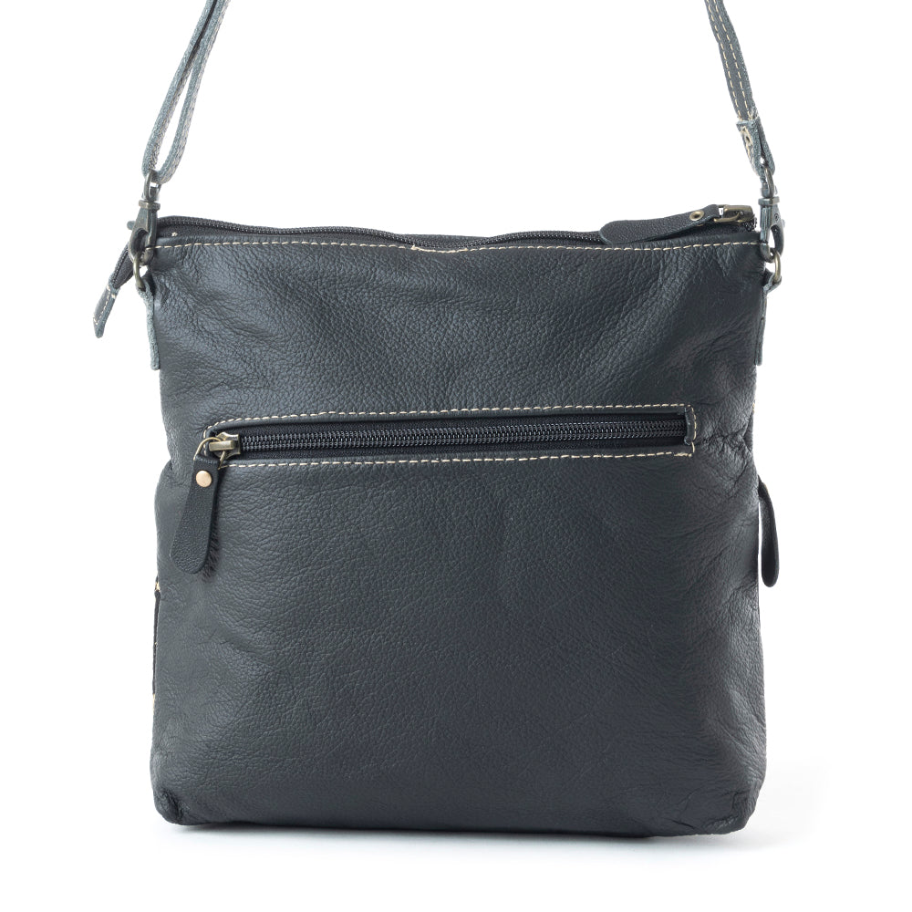 SAC EN CUIR ET PEAU DE VACHE