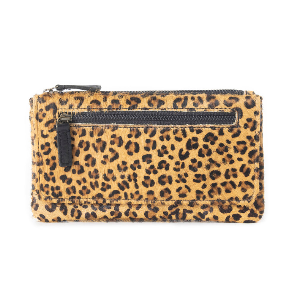 PORTEFEUILLE EN CUIR ET PEAU DE VACHE PETIT PRODUIT PHARES