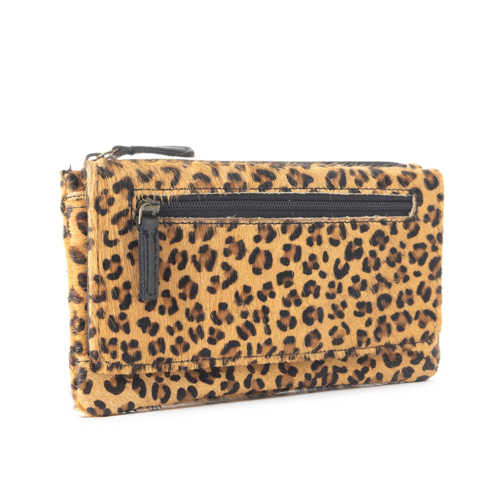 PORTEFEUILLE EN CUIR ET PEAU DE VACHE PETIT PRODUIT PHARES