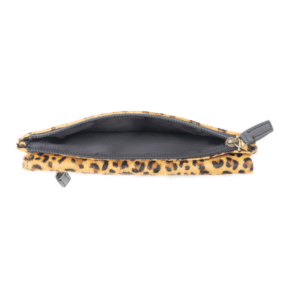 PORTEFEUILLE EN CUIR ET PEAU DE VACHE PETIT PRODUIT PHARES