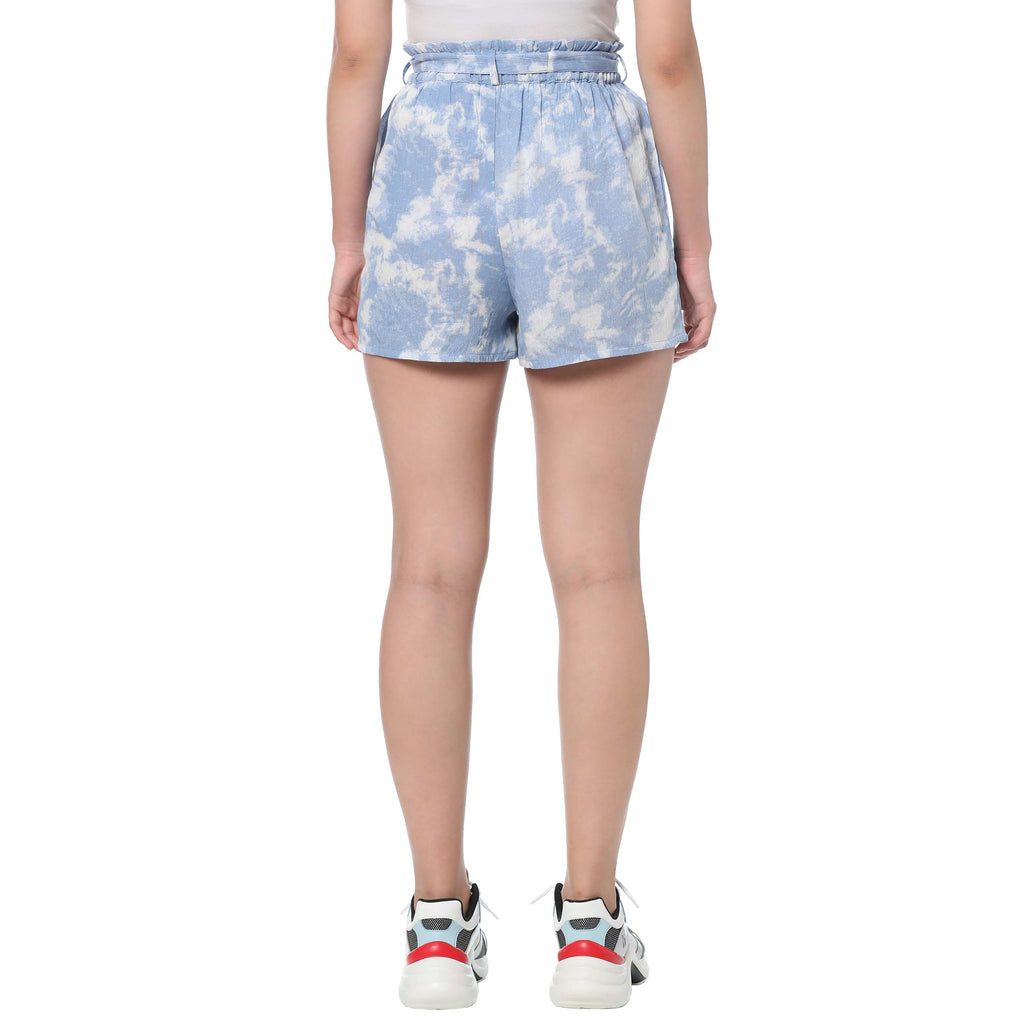 Shorts bleu sauvage