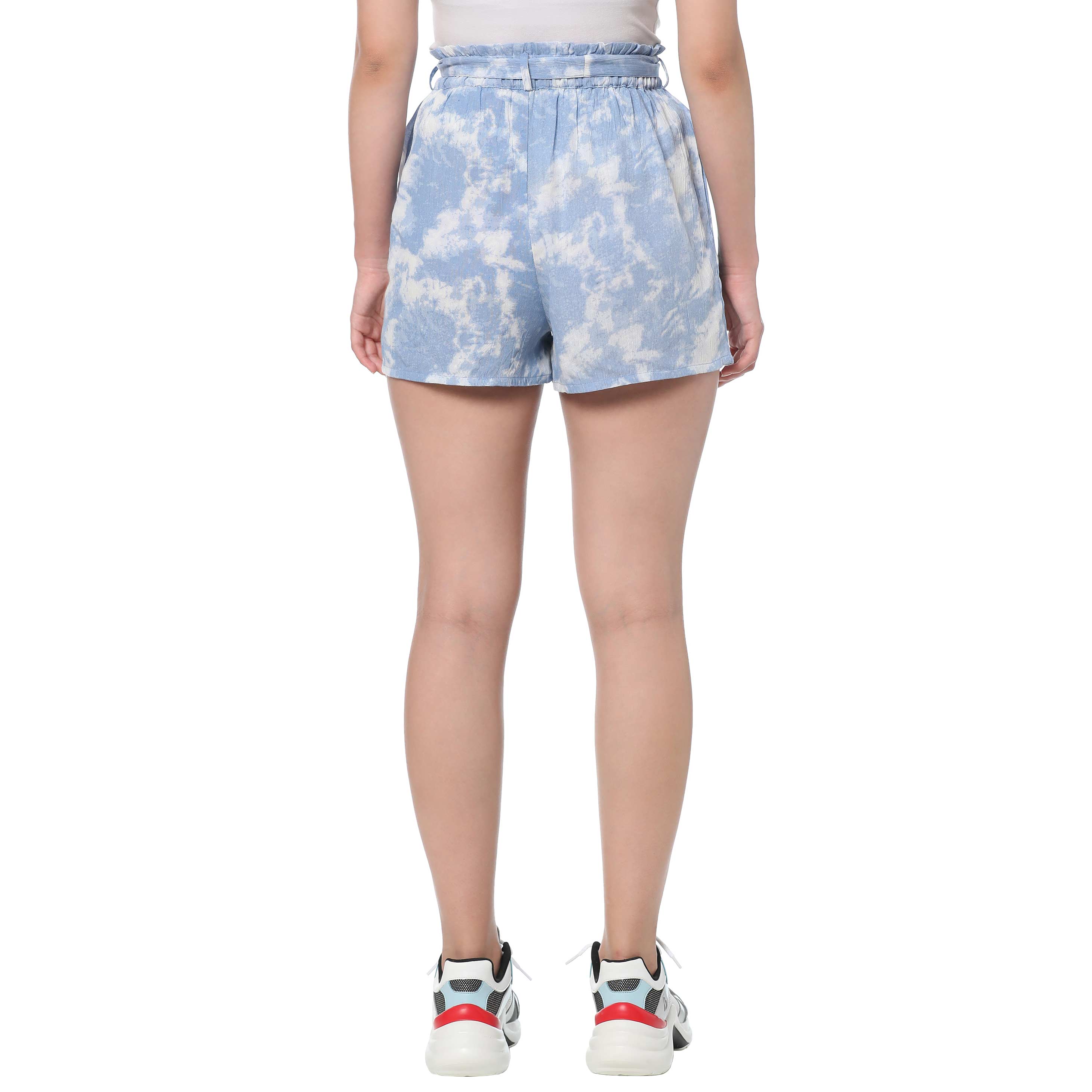 Shorts bleu sauvage