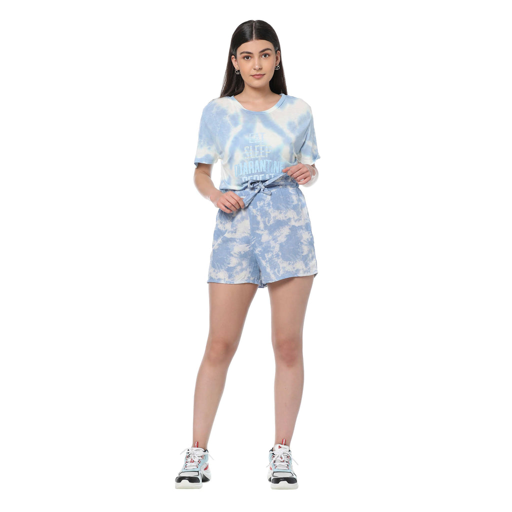 Shorts bleu sauvage