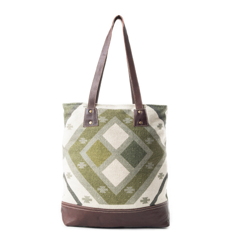 Sac fourre-tout à carreaux