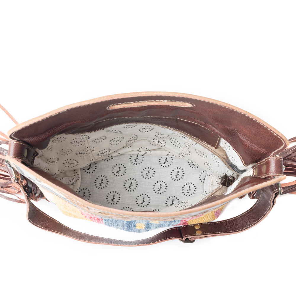 SAC EN CUIR REPOUSSÉ BLUE STREAM