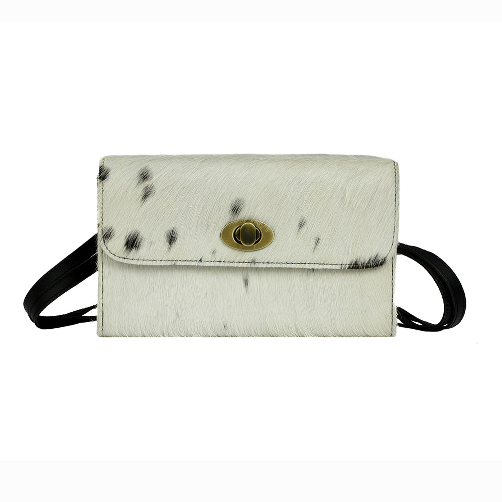 PORTEFEUILLE EN CUIR CHEVELU MONOCHROME