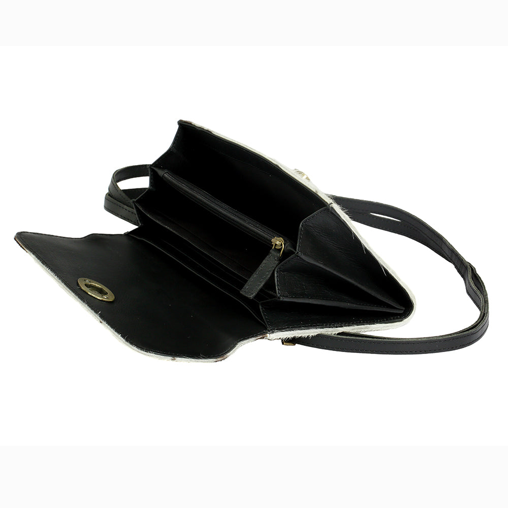 PORTEFEUILLE EN CUIR CHEVELU MONOCHROME