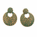 Boucles d'oreilles en cuprite