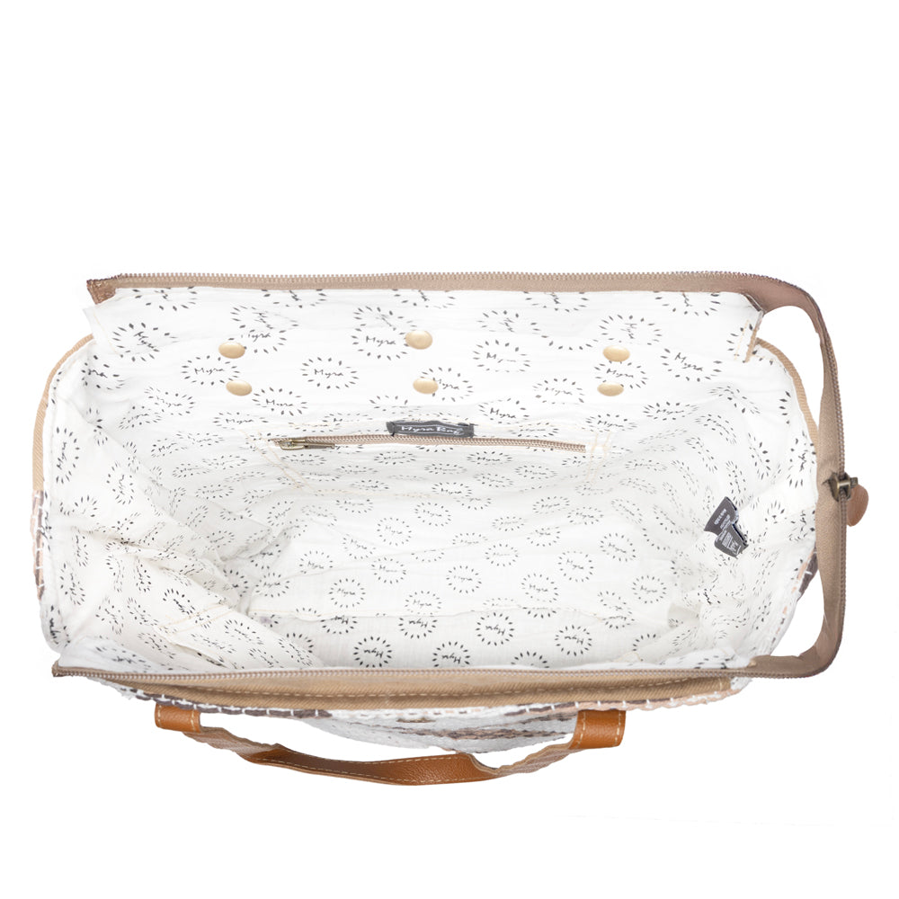 Sac fourre-tout géométrique