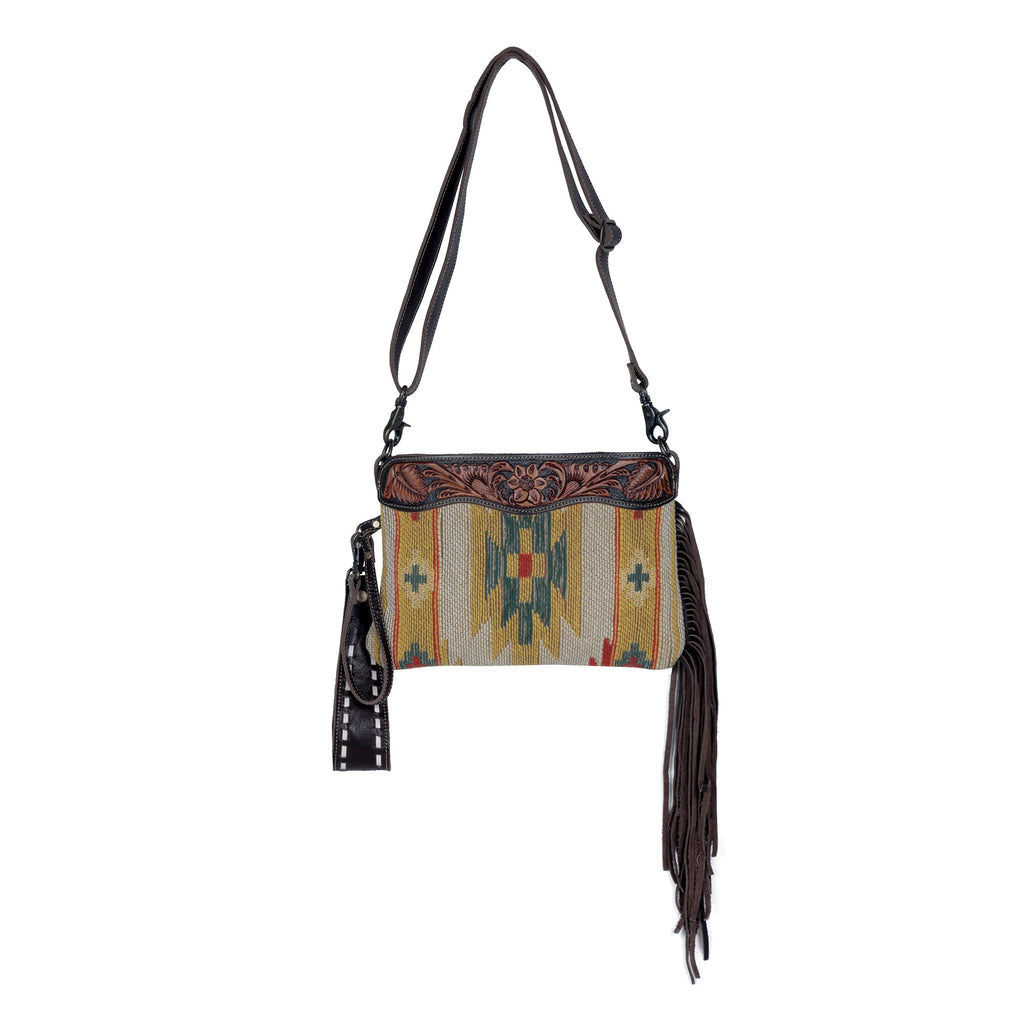 Sac éblouissant jaune ciselé main