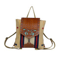 Sac à dos Lucent en cuir repoussé.