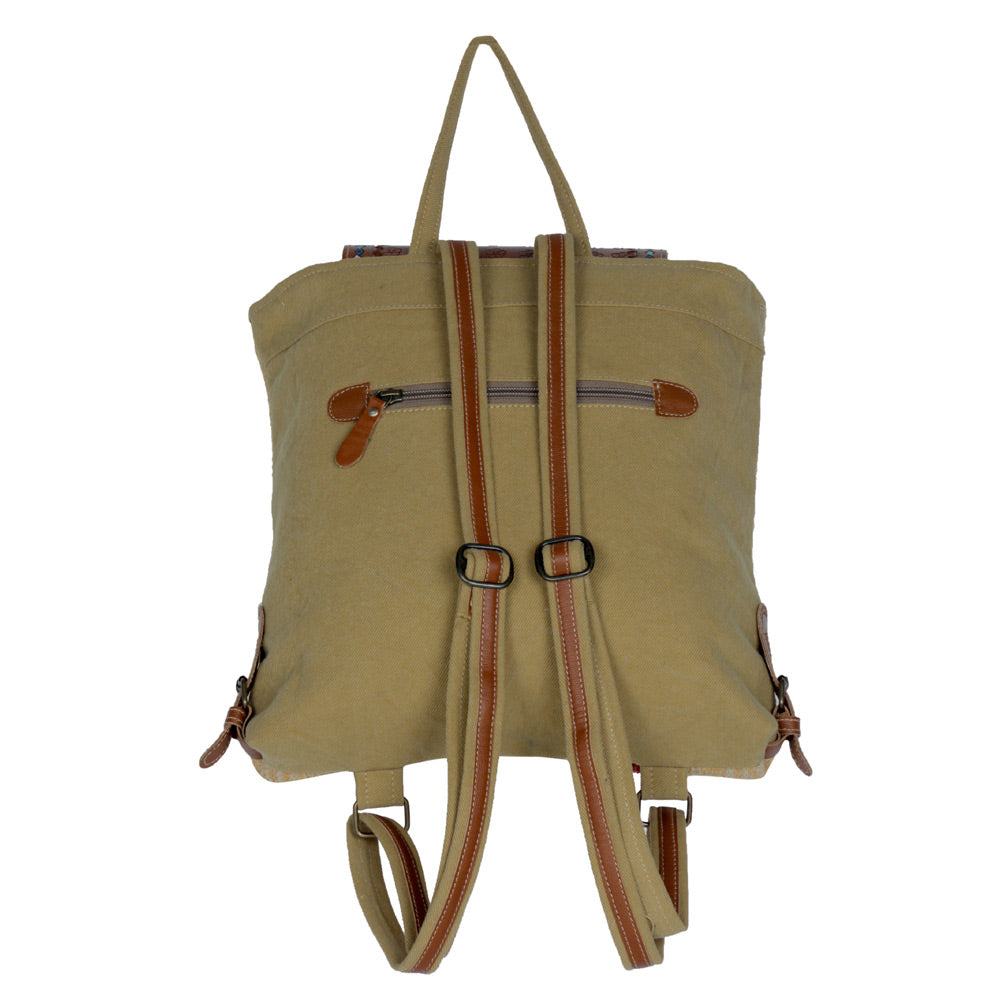 Sac à dos Lucent en cuir repoussé.