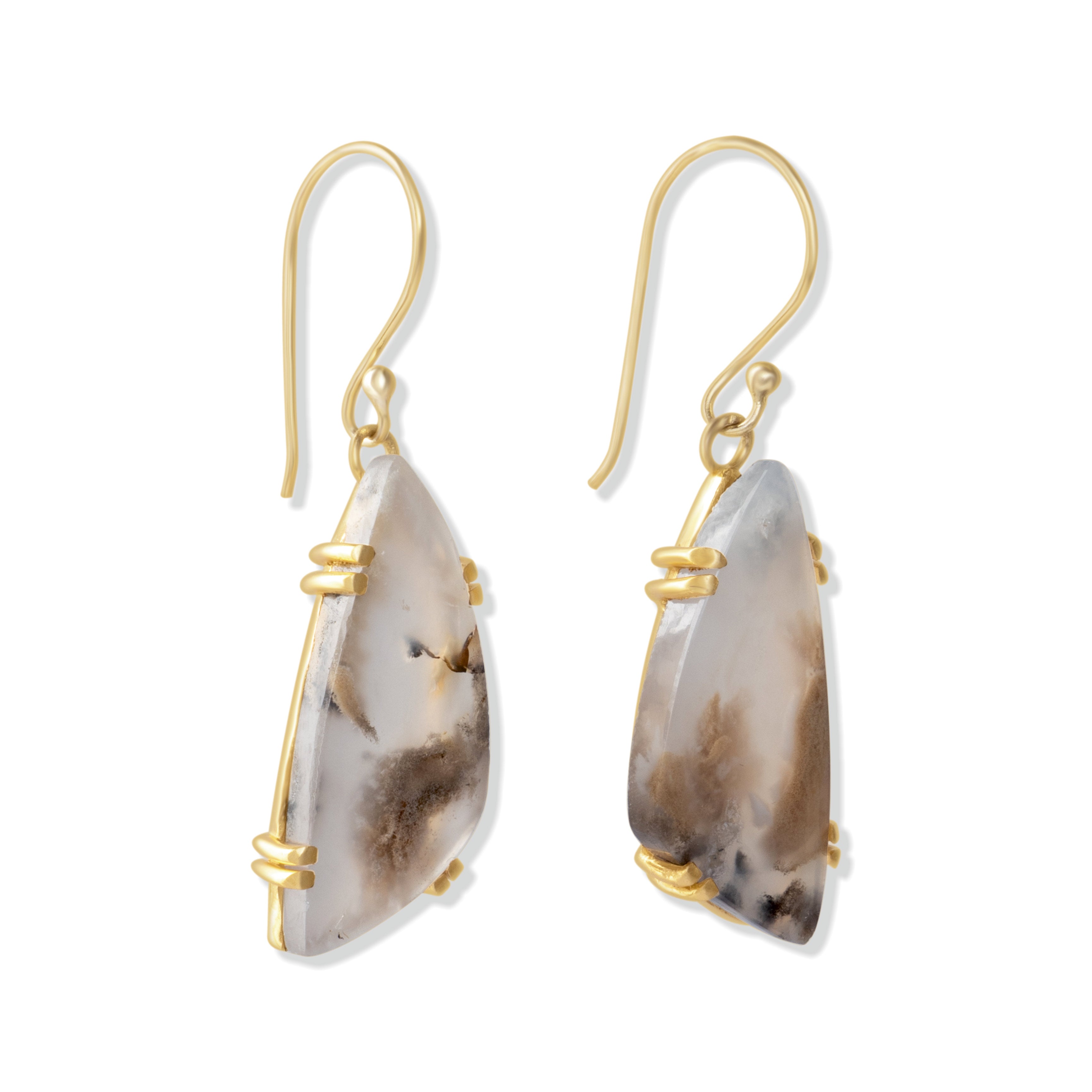 Boucle d'oreille texturée