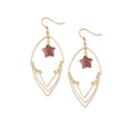 Boucle d'oreille lumière étoilée