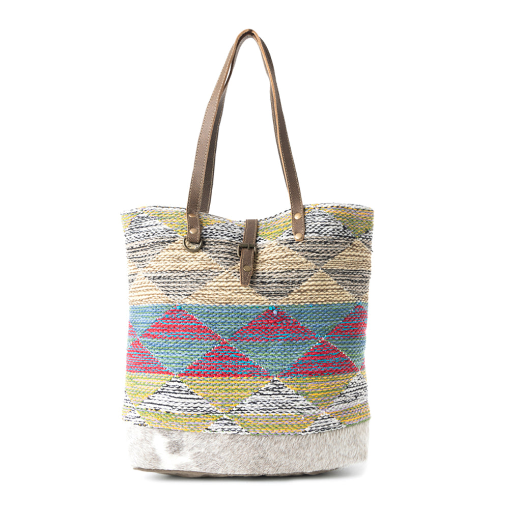 Sac fourre-tout Vagues multicolores,